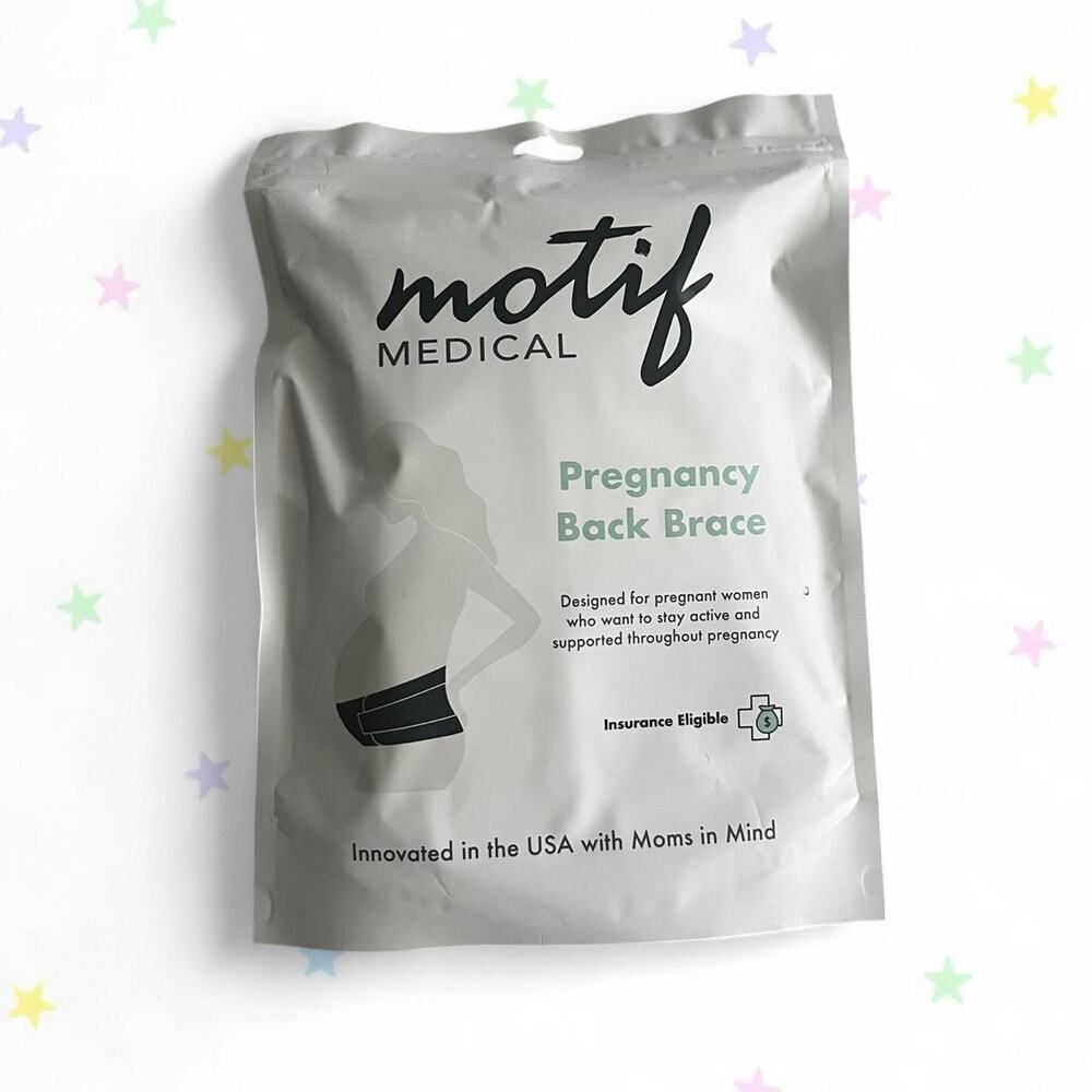 Unopened motif medical pregnancy brace sz: M